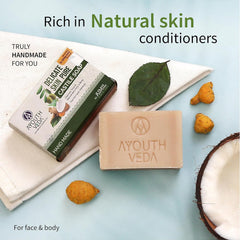 Aimil Ayouthveda Cosmetics Delicate Skin Pure Handmade Castile Soap With Neem & Tulsi 110g Aimil Ayouthveda Cosmetics Delicate Skin Pure Handmade Castile Soap With Neem & Tulsi 110g