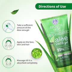Aimil Ayouthveda Cosmetics Aloe Vera Gel for Face,Hair and Body 150g Aimil Ayouthveda Cosmetics Aloe Vera Gel for Face,Hair and Body 150g