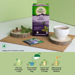Organic India Tulsi Mulethi Tea Green Tea 25 Infusion Bag Organic India Tulsi Mulethi Tea Green Tea 25 Infusion Bag