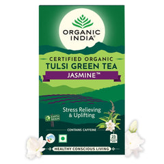 Organic India Tulsi Green Tea Jasmine 25 Infusion Bag Organic India Tulsi Green Tea Jasmine 25 Infusion Bag