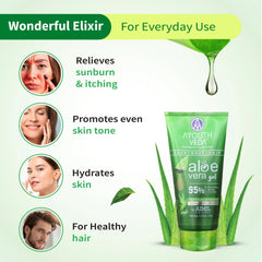 Aimil Ayouthveda Cosmetics Aloe Vera Gel for Face,Hair and Body 150g Aimil Ayouthveda Cosmetics Aloe Vera Gel for Face,Hair and Body 150g