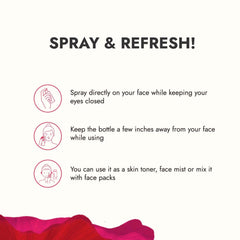 Kapiva Organic Rose Water Gulab Jal Spray 200ml Kapiva Organic Rose Water Gulab Jal Spray 200ml