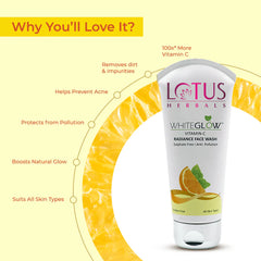 Lotus Herbals Cosmetics WhiteGlow Vitamin-C FaceWash & Gold Serum Combo Lotus Herbals Cosmetics WhiteGlow Vitamin-C FaceWash & Gold Serum Combo