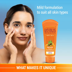Lotus Herbals Cosmetics Safe Sun Suncare Trio for Oily Skin Combo
