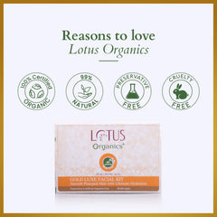 Lotus Herbals Cosmetics Gold Luxe Facial Kit