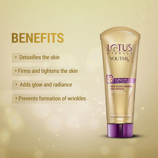 Lotus Herbals Cosmetics YouthRx Anti Ageing Firming Face Masque 80g