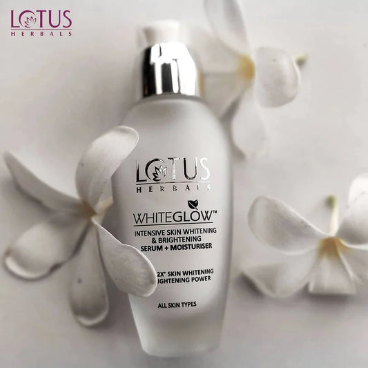 Lotus Herbals Cosmetics WhiteGlow Skin Brightening Serum+ Moisturiser