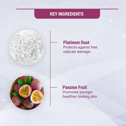 Lotus Herbals Cosmetics Radiant Platinum Cellular Anti Ageing Salon Grade 4 Facial Kit