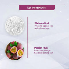 Lotus Herbals Cosmetics Radiant Platinum Cellular Anti Ageing Salon Grade 4 Facial Kit