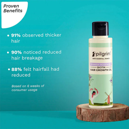 Pilgrim Cosmetics Spanish Rosemary & Biotin Hair Growth Oil for Men 100ml