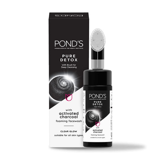 Pond's Cosmetics Pure Detox Foaming Brush Facewash 150ml