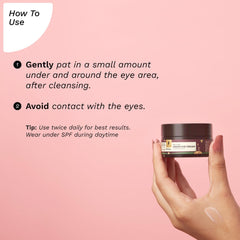 Pilgrim Cosmetics Red Vine Under Eye Cream with Retinol & Vitamin C 30gm