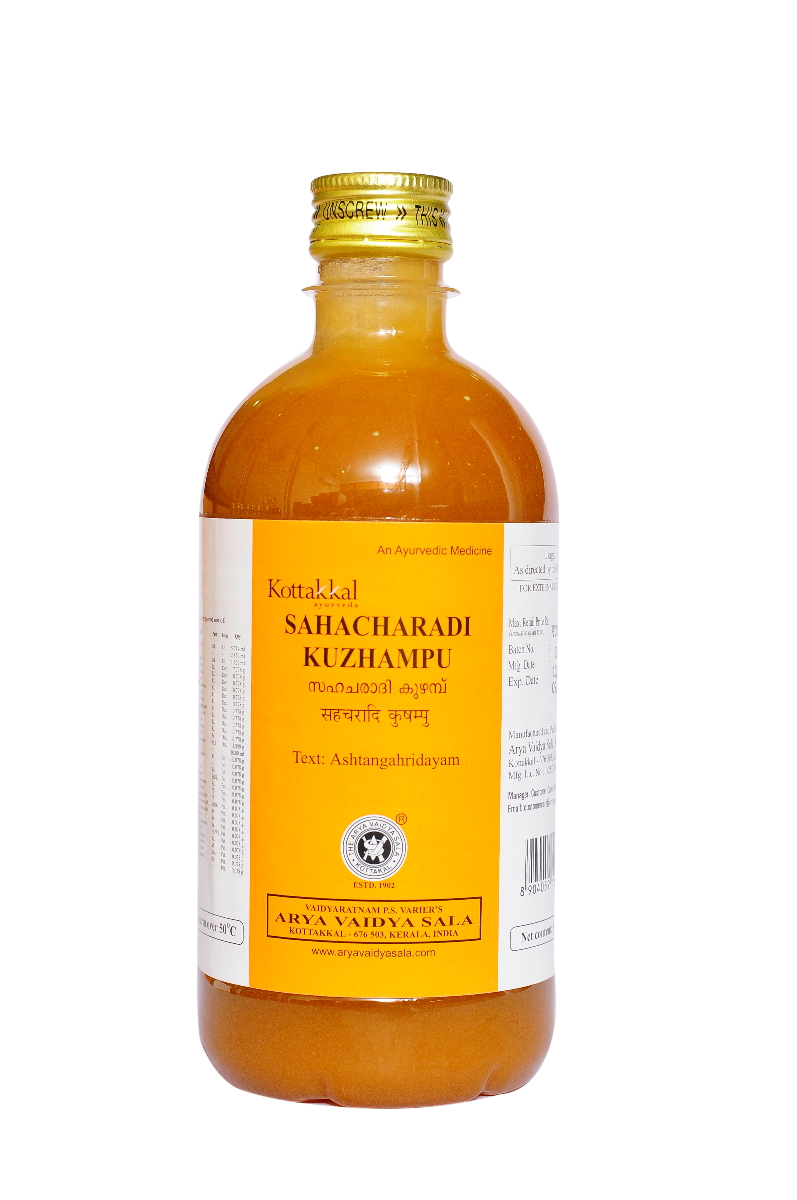 Kottakkal Ayurvedic Sahacharadi Kuzhampu Oil 200ml & 500ml