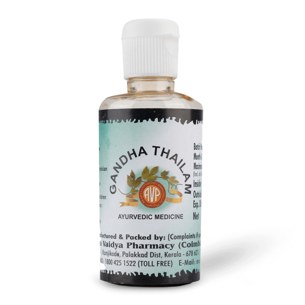 AVP Ayurvedic Gandha Thailam Oil 10ml & 25ml