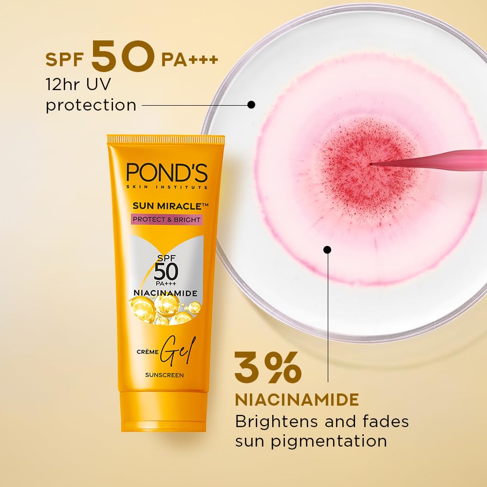 POND's Cosmetics Sun Miracle Spf 50 Pa+++ Crème Gel Sunscreen