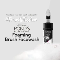 Pond's Cosmetics Pure Detox Foaming Brush Facewash 150ml