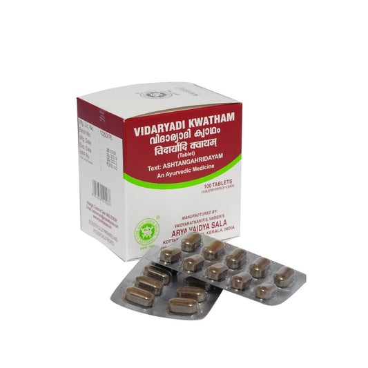 Kottakkal Ayurvedic Vidaryadi Kwatham 100 Tablets
