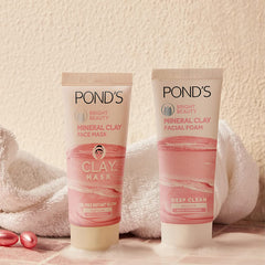 POND'S Bright Beauty Mineral Clay Facial Foam 90GM