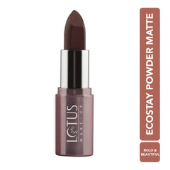 Lotus Make Up Cosmetics Ecostay Powder Matte Lip Color 4.2gm