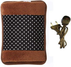 magic fashion Electrothermal Velvet Heating Bag for Pain Relief Electric Heating Pad, Electric Hot Water Bottle Bag 1 L Hot Water Bag (Random) With Free Plug Holder