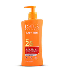 Lotus Herbals Cosmetics Safe Sun UV Protect Body Lotion SPF 25 PA+++ 250ml
