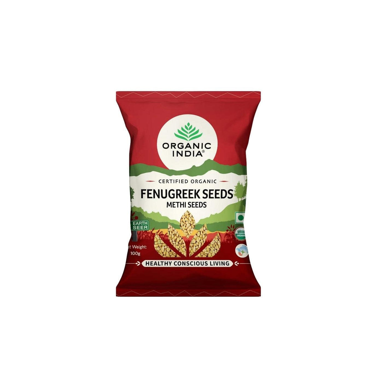 Organic India Fenugreek Seeds (Methi Seeds) 100g