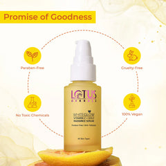 Lotus Herbals Cosmetics WhiteGlow Vitamin C + Gold Radiance Serum