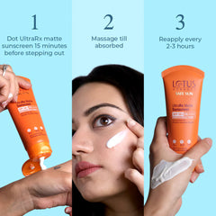 Lotus Herbals Cosmetics Safe Sun UltraRx Matte Sunscreen SPF 50 PA++++ 50g