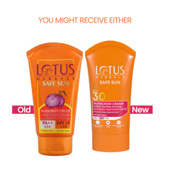 Lotus Herbals Cosmetics Safe Sun Sunscreen Cream SPF 30 PA++