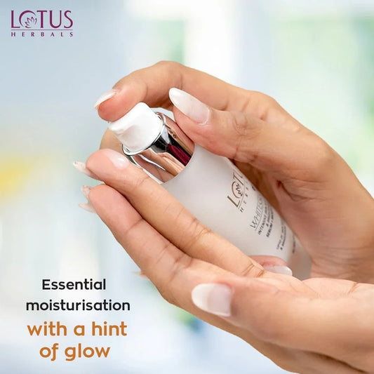 Lotus Herbals Cosmetics WhiteGlow Skin Brightening Serum+ Moisturiser
