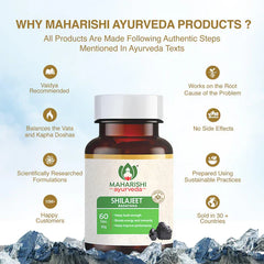 Maharishi Ayurveda Shilajeet Rasayana For Strength,Stamina and Endurance 60 Tablets