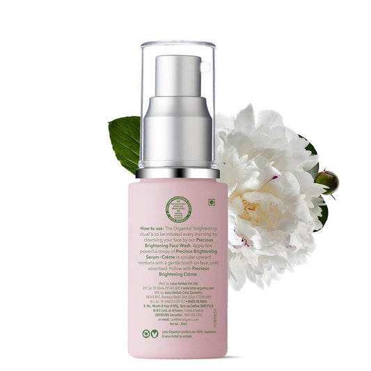 Lotus Organics+ Cosmetics Lotus Precious Brightening Serum+ Creme 30ml