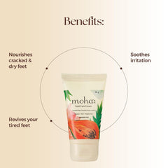 Moha Cosmetics Nourishment Massage Oil Foot Care Cream Combo
