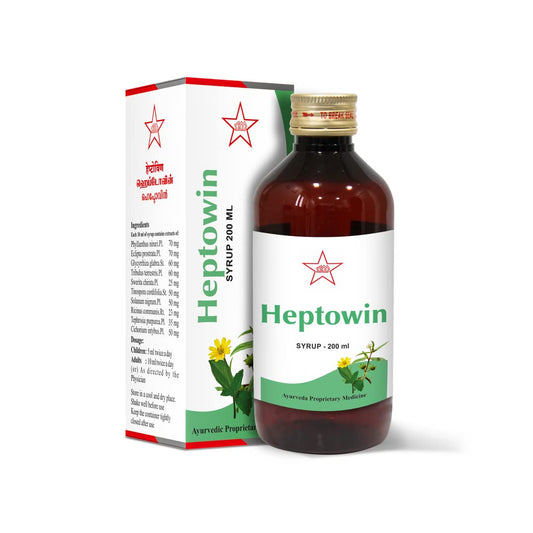 Skm Siddha Ayurveda Heptowin Syrup & 500mg Tablets