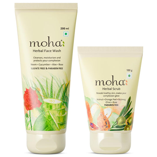 Moha Cosmetics Exfoliate and Glow Kit