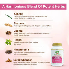 Maharishi Ayurveda Restone For Menstrual Health 120 Tablets & Syrup 200ml