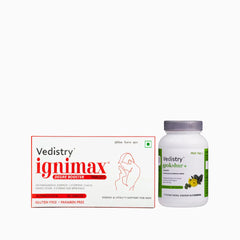 Vedistry Ignimax 60 Tablets and Gokshur 60 Tablets Vigour Booster Kit Combo