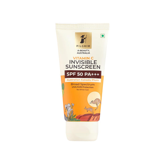 Pilgrim Cosmetics Vitamin C Invisible Sunscreen SPF 50 PA+++ Australian Kakadu Plum 45ml