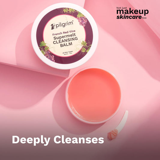 Pilgrim Cosmetics French Red Vine Supermelt Cleansing Balm 50gm