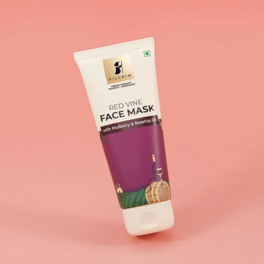 Pilgrim Cosmetics Red Vine Face Mask with Mulberry & Rosehip Oil 100g