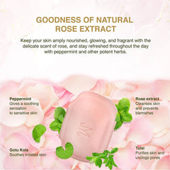 Maharishi Ayurveda Rose,Jasmine,Sandalwood,Neem,Lemongrass,Citronella & Khus Soap Bar 100gram